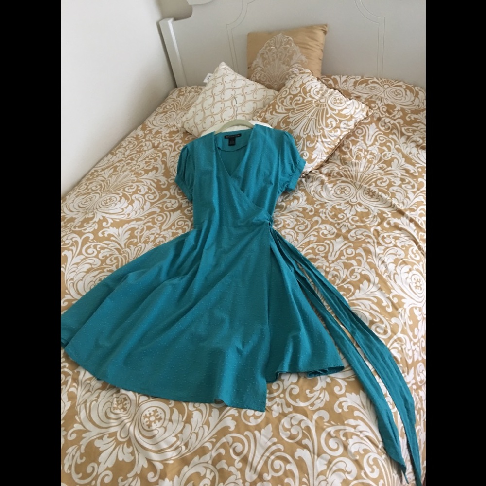Turquoise summer dress